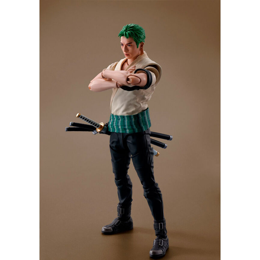 Figura S.H. Figuarts Roronoa Zoro Netflix Series One Piece 14,5cm   TAMASHII NATIONS