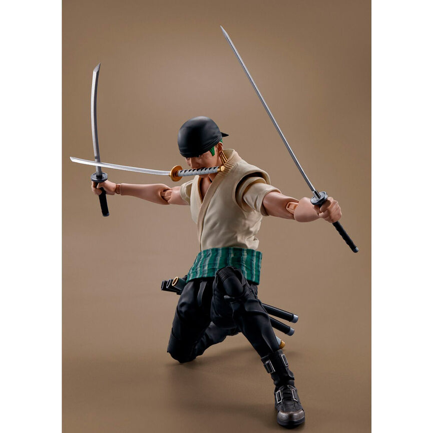 Figura S.H. Figuarts Roronoa Zoro Netflix Series One Piece 14,5cm   TAMASHII NATIONS