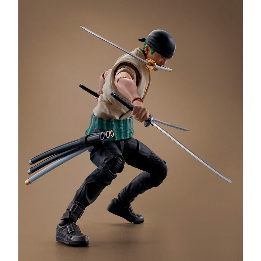 Figura S.H. Figuarts Roronoa Zoro Netflix Series One Piece 14,5cm   TAMASHII NATIONS
