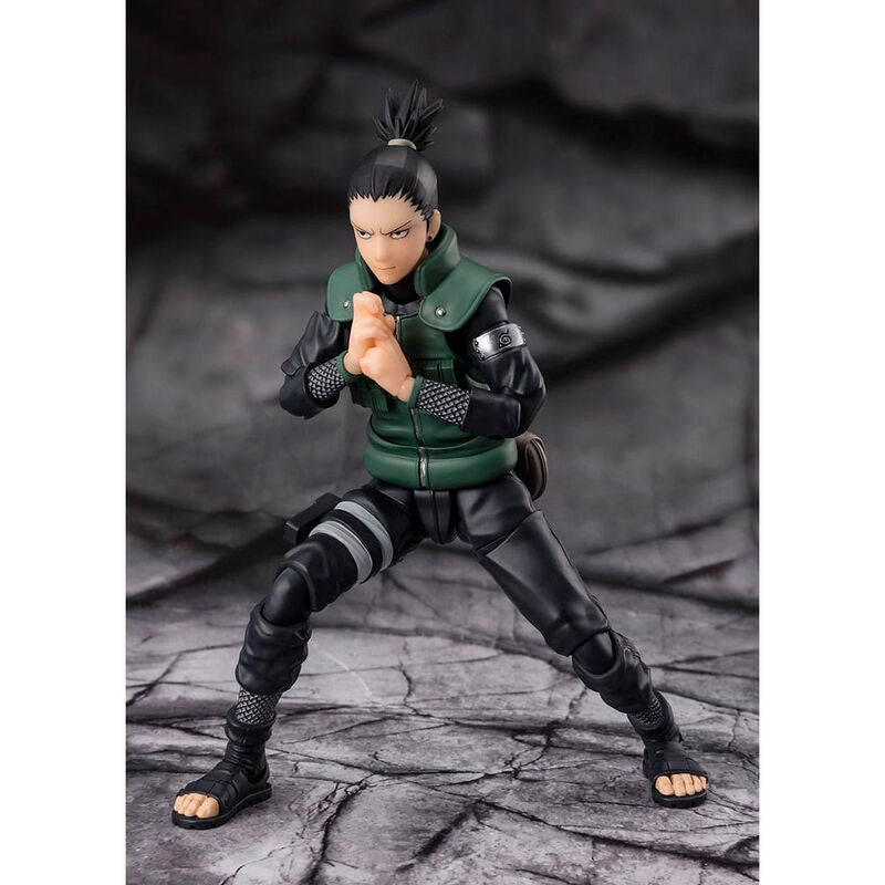 Figura S.H. Figuarts Shikamaru Nara Brilliant Strategist Naruto Shippuden 15cm   TAMASHII NATIONS