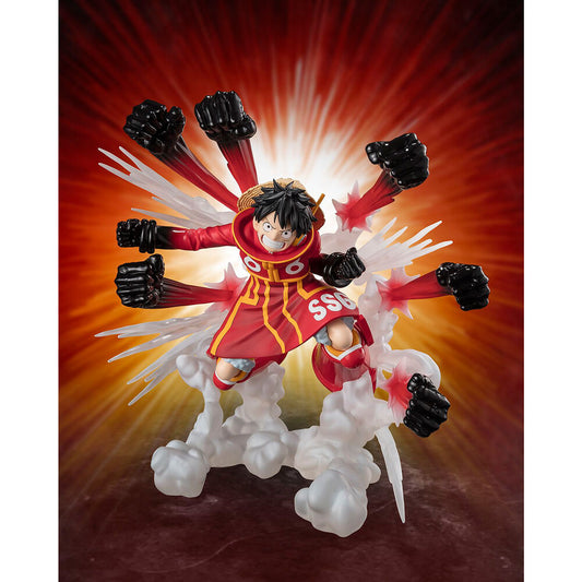 Figura S.H. Figuarts Zero Monkey D Luffy Gum Gum Hawk Gatling Extra Battle One Piece 18cm  