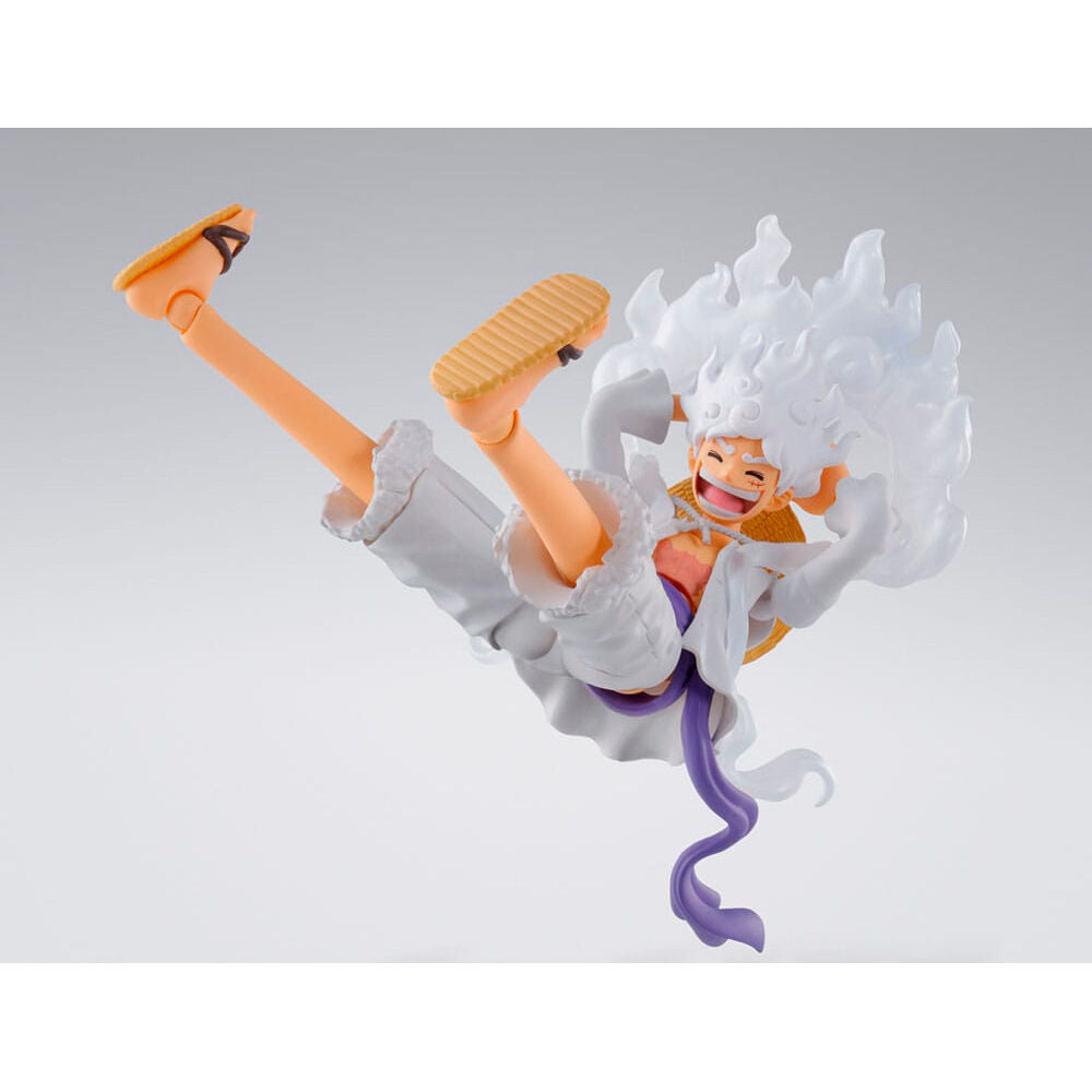 Figura S.H. figuarts Monkey D Luffy Gear 5 One Piece 15,5cm   TAMASHII NATIONS