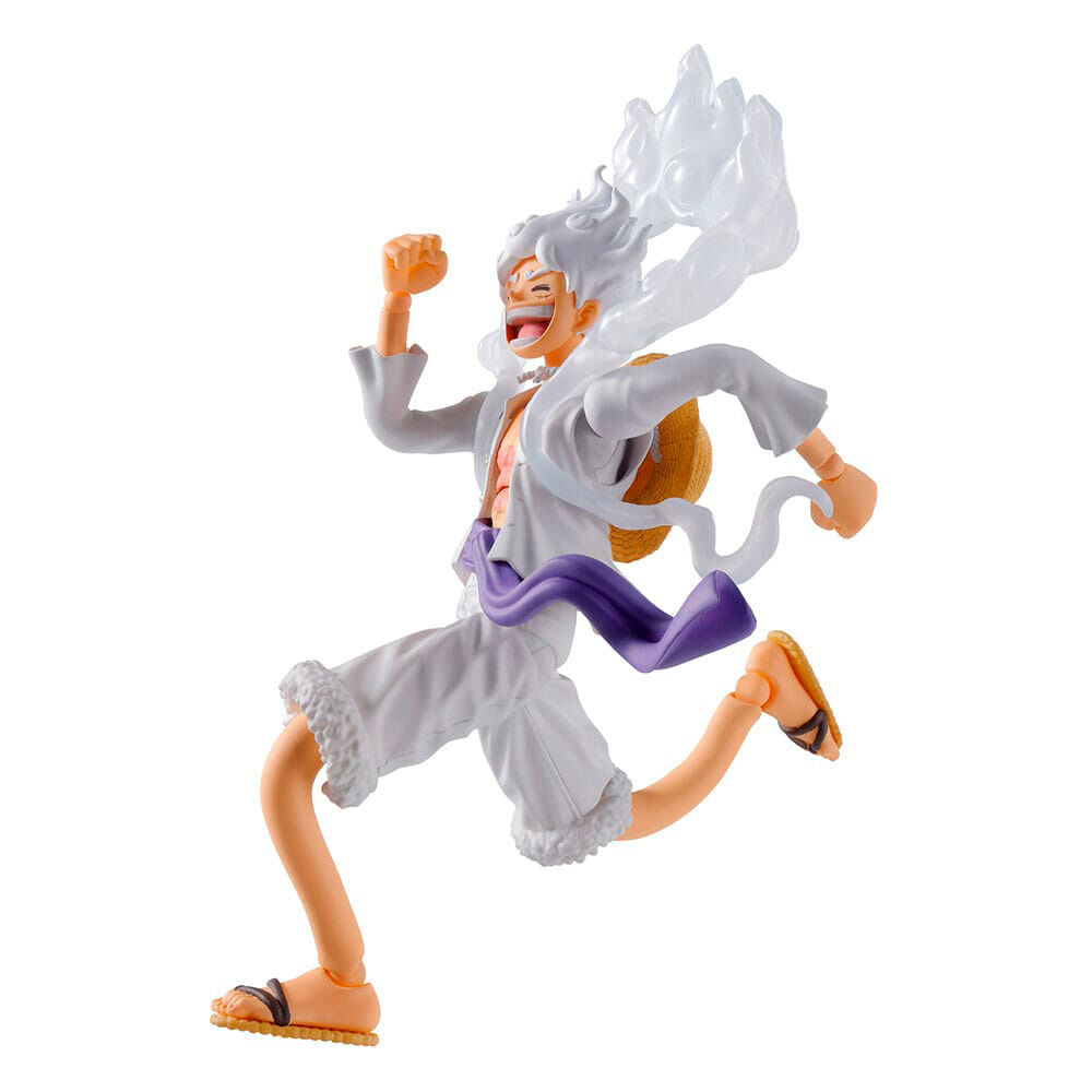 Figura S.H. figuarts Monkey D Luffy Gear 5 One Piece 15,5cm   TAMASHII NATIONS