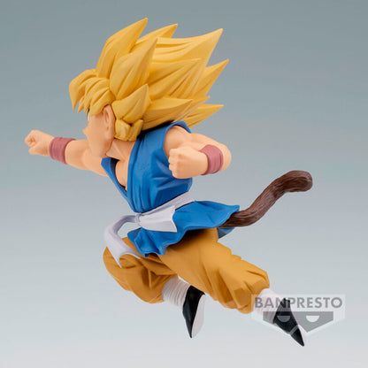 Figura SSGSS Gogeta vs Super 17 Match Makers Dragon Ball GT 9cm  