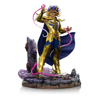 Figura Saint Seiya Estatua 1/10 Art Scale Cancer Deathmask 23 cm   Iron Studios