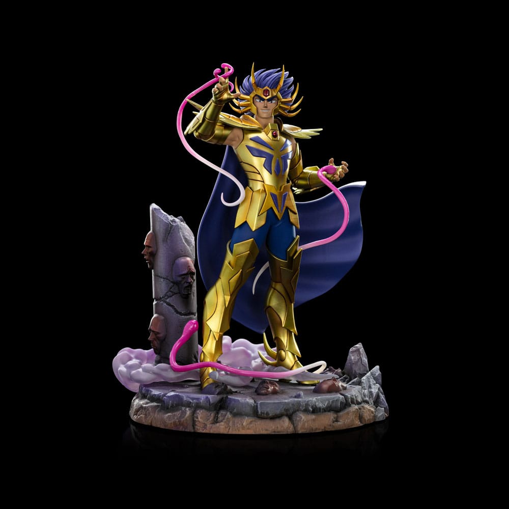 Figura Saint Seiya Estatua 1/10 Art Scale Cancer Deathmask 23 cm   Iron Studios