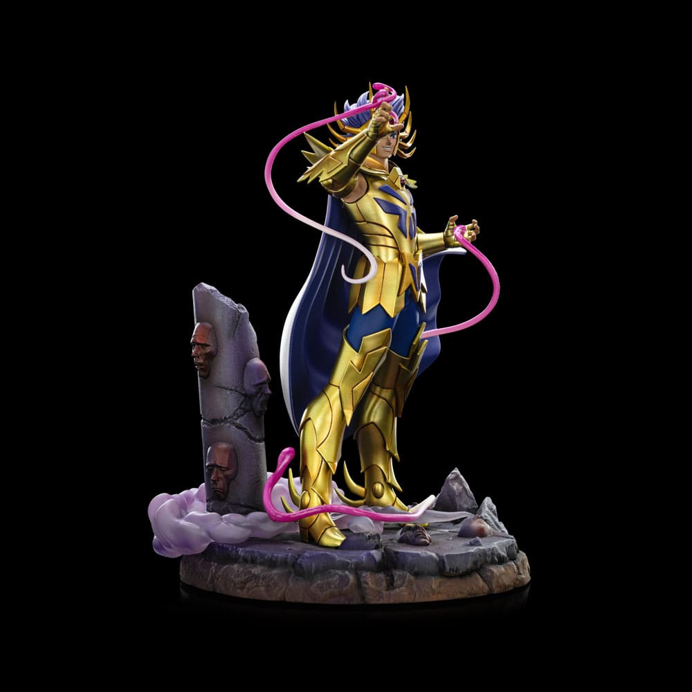 Figura Saint Seiya Estatua 1/10 Art Scale Cancer Deathmask 23 cm   Iron Studios