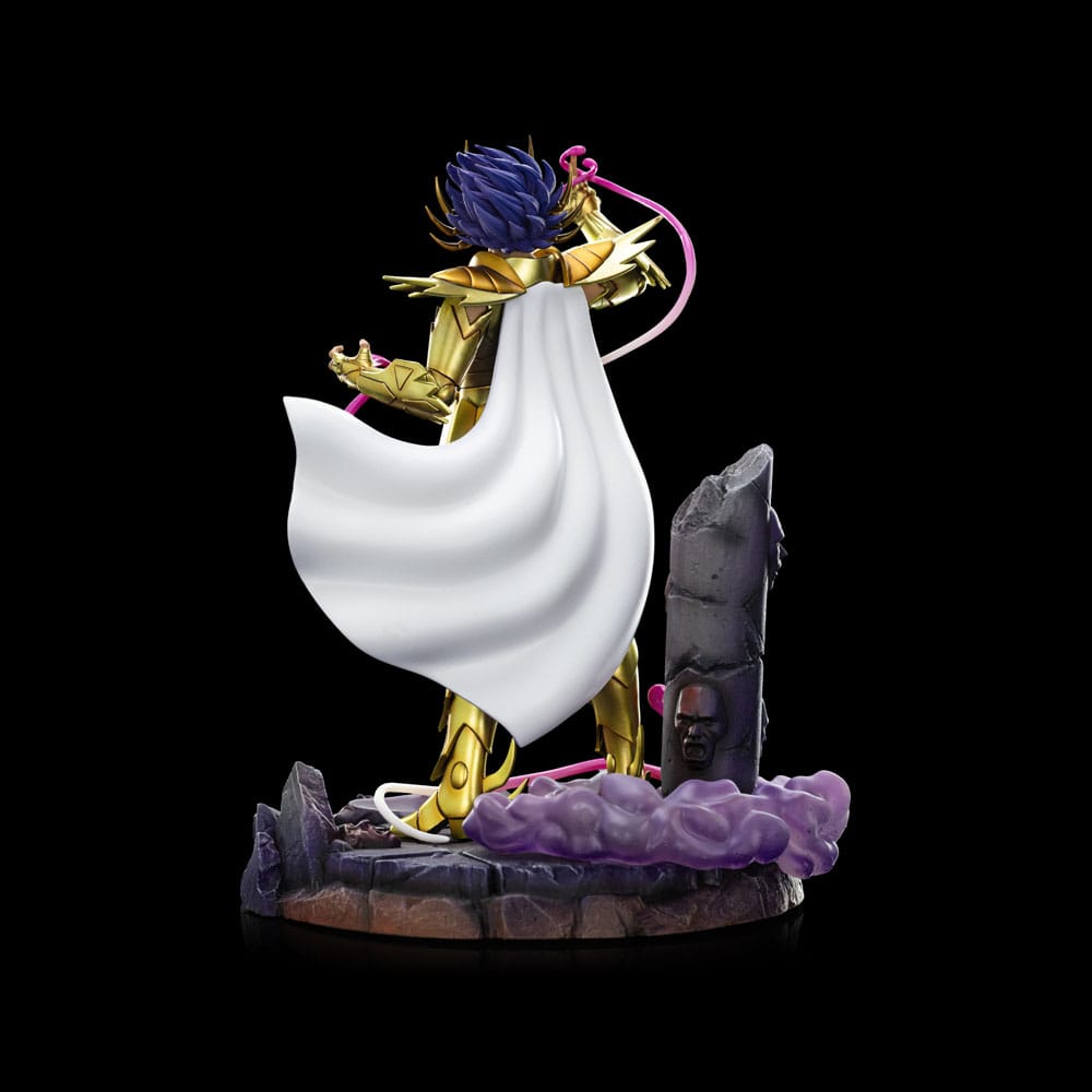 Figura Saint Seiya Estatua 1/10 Art Scale Cancer Deathmask 23 cm   Iron Studios