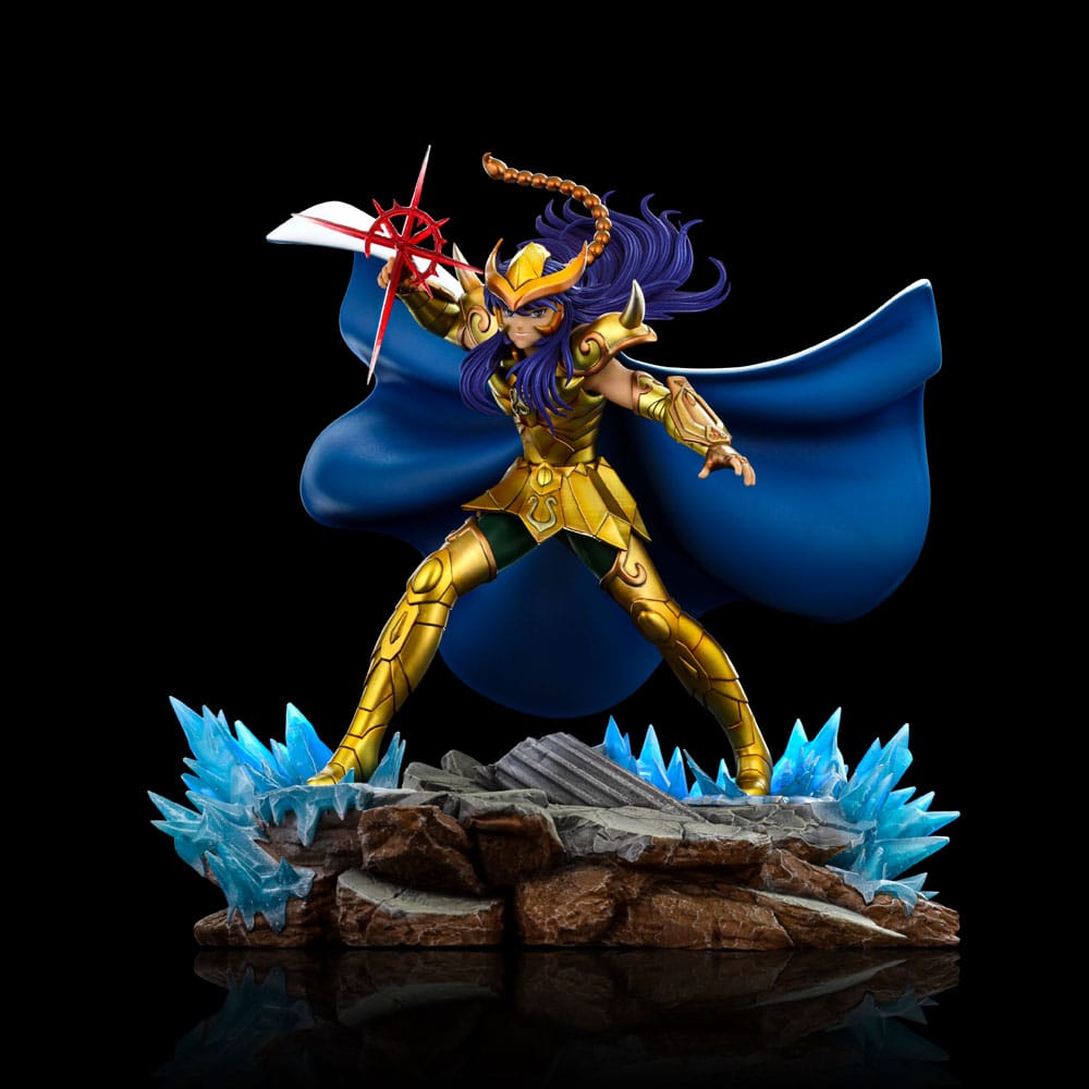 Figura Saint Seiya Estatua 1/10 Art Scale Scorpio Milo 24 cm   Iron Studios