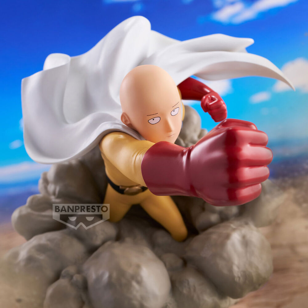 Figura Saitama One Punch Man 15cm   BANPRESTO