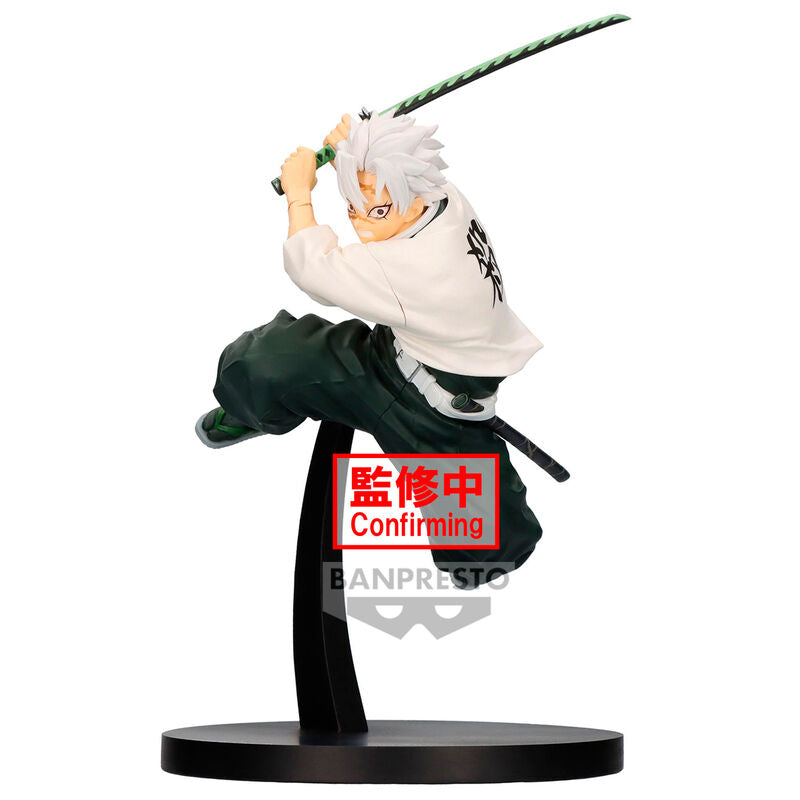 Figura Sanemi Shinazugawa Vibration Star Demon Slayer Kimetsu no Yaiba 14cm   BANPRESTO