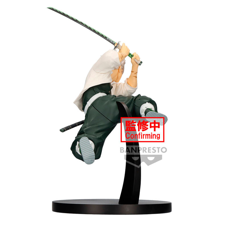 Figura Sanemi Shinazugawa Vibration Star Demon Slayer Kimetsu no Yaiba 14cm   BANPRESTO