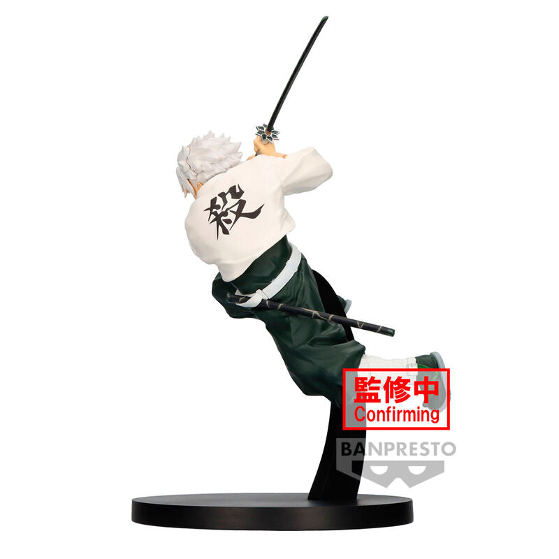 Figura Sanemi Shinazugawa Vibration Star Demon Slayer Kimetsu no Yaiba 14cm   BANPRESTO
