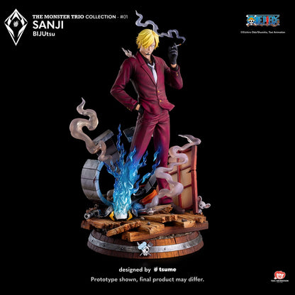 Figura Sanji Bijutsu The Monster Trio Tsume 1/4  