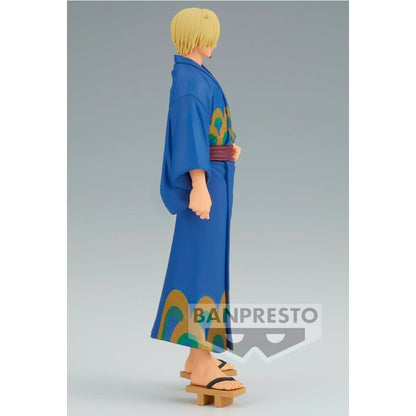 Figura Sanji Wanokuni Yukata Grandline Series One Piece 17cm   BANPRESTO