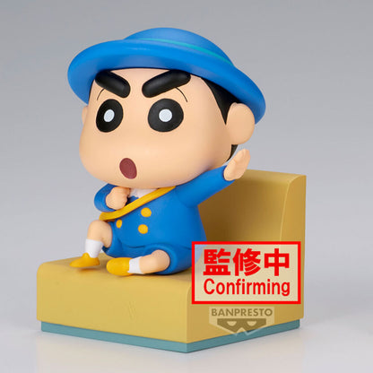 Figura Shinnosuke Nakayoshi Memories Crayon Shinchan 8cm   BANPRESTO