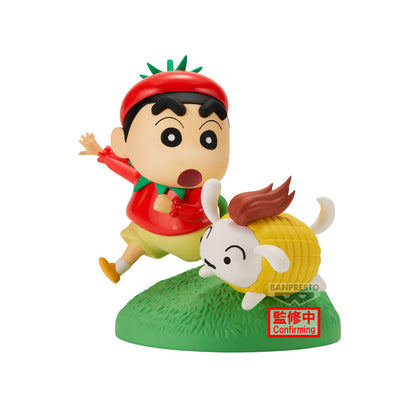 Figura Shinnosuke Vegetable Costume Crayon Shinchan 10cm  