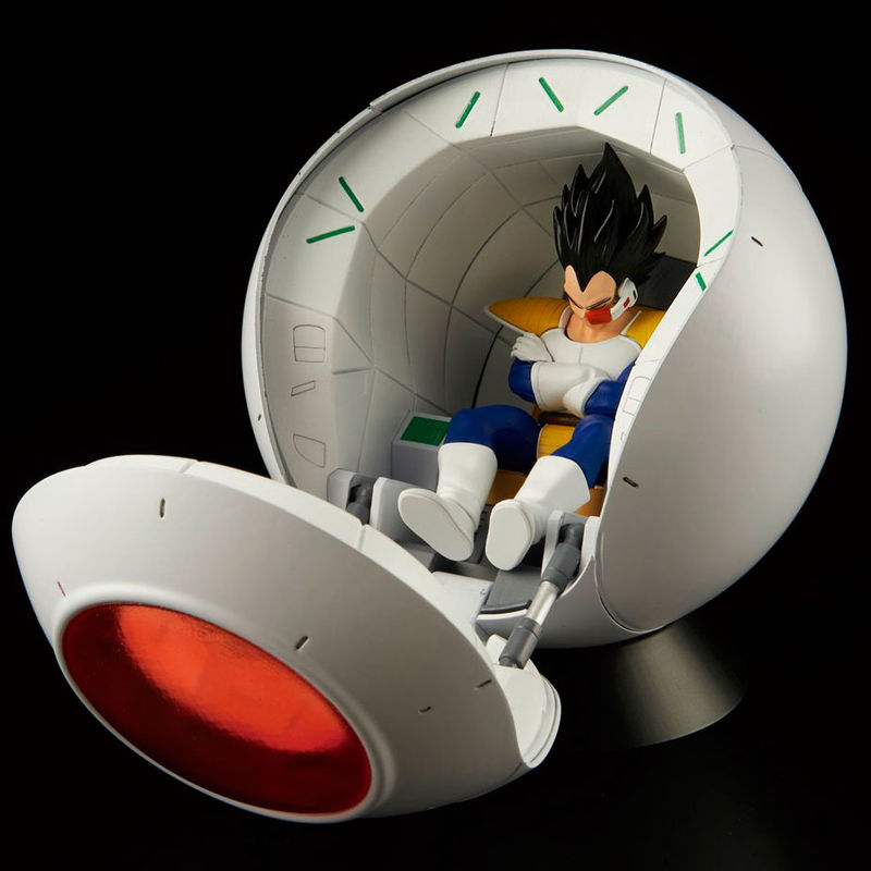 Figura Space Pod Model Kit Dragon Ball Z 25cm  
