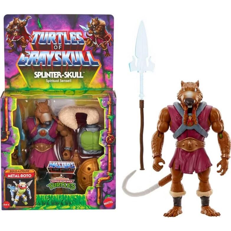 Figura Splinter-Skull Turtles of Grayskull Masters of the Universe 14cm   MATTEL