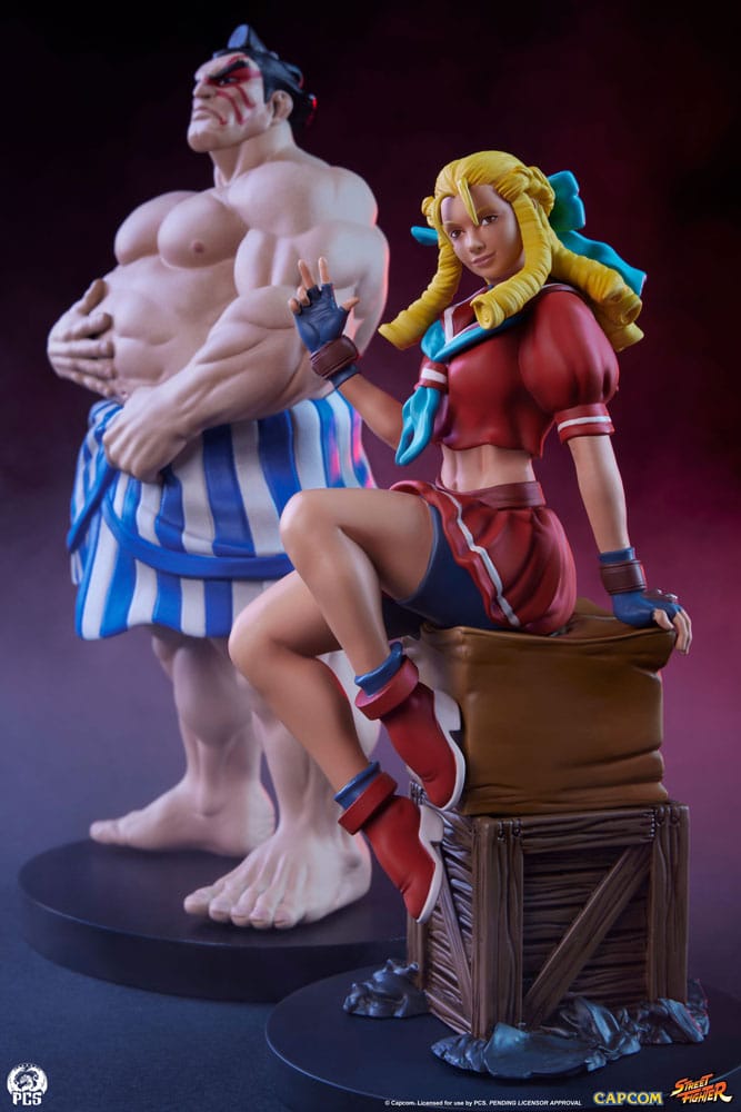Figura Street Fighter Street Jam Estatuas 1/10 Karin & E. Honda   PCS Collectibles