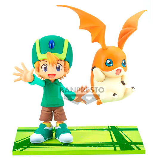 Figura Takeru & Patamon Adventure Archives Digimon Adventure 15cm  