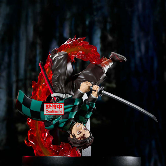 Figura Tanjiro Kamado Vibration Stars Demon Slayer Kimetsu no Yaiba 15cm  