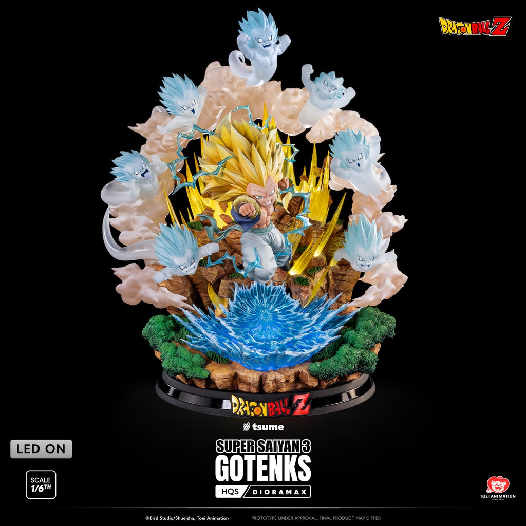Figura Tsume Super Saiyan 3 Gotenks HQS Dioramax   Tsume
