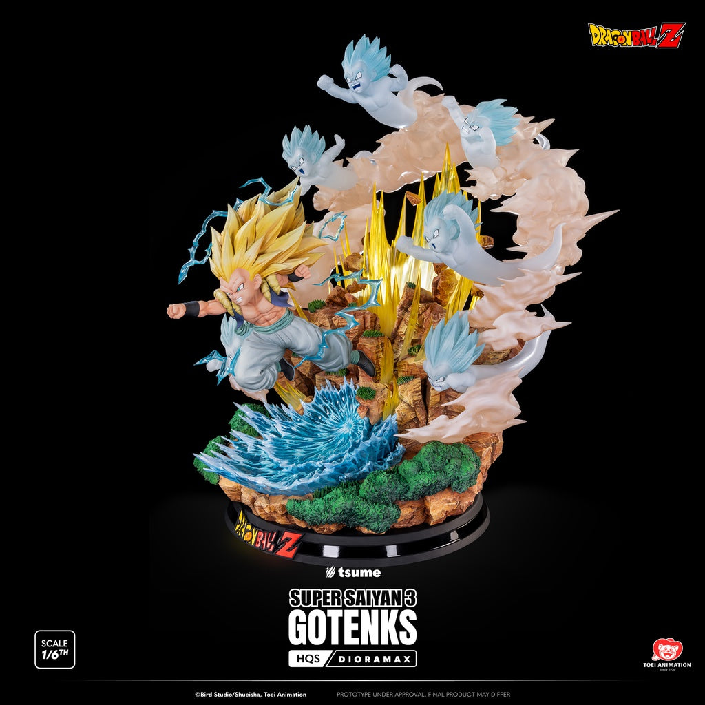 Figura Tsume Super Saiyan 3 Gotenks HQS Dioramax   Tsume