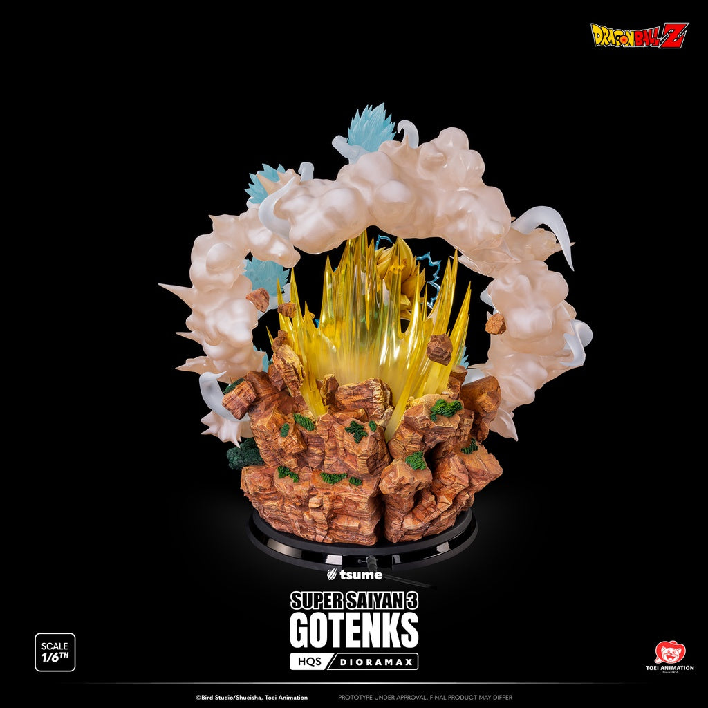 Figura Tsume Super Saiyan 3 Gotenks HQS Dioramax   Tsume
