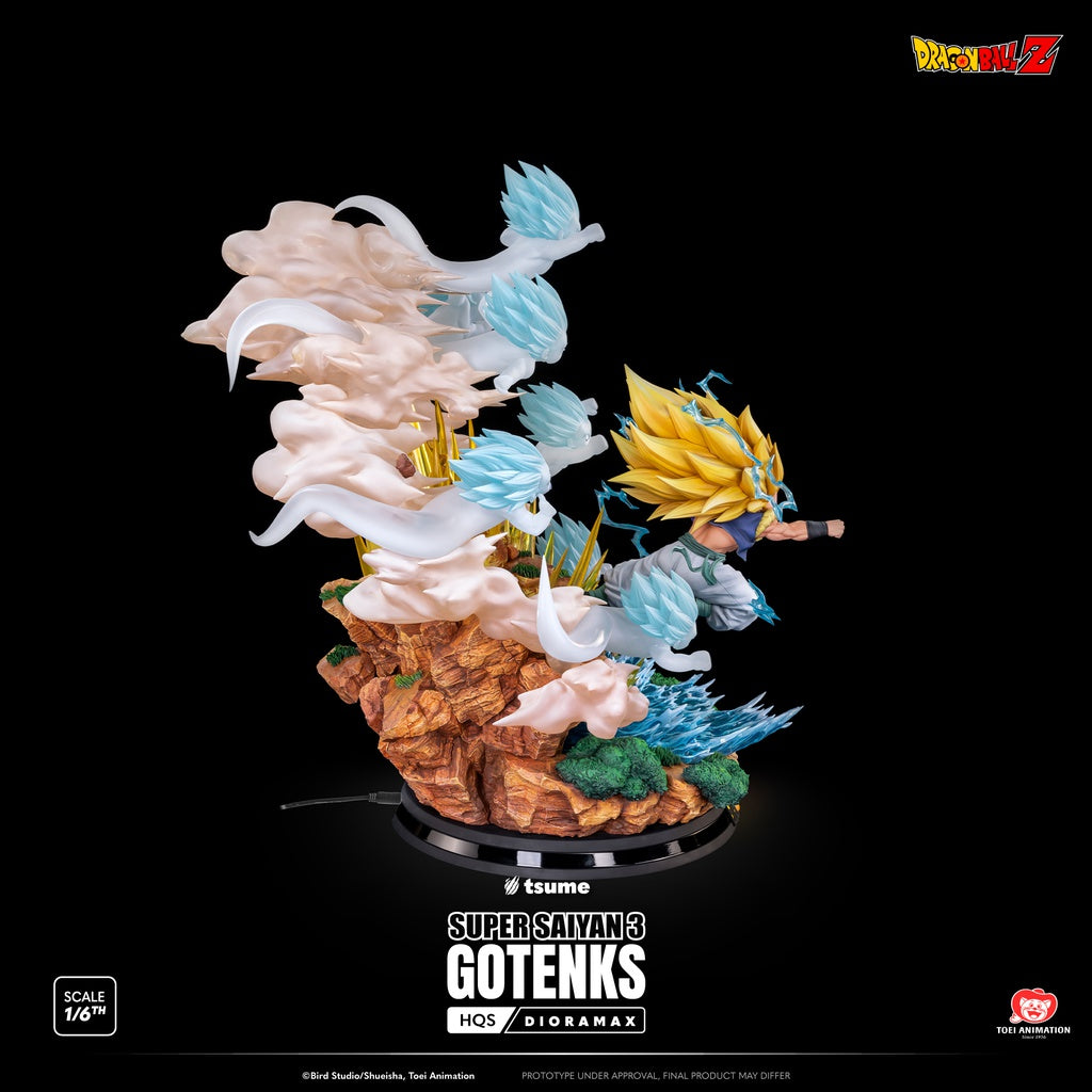Figura Tsume Super Saiyan 3 Gotenks HQS Dioramax   Tsume