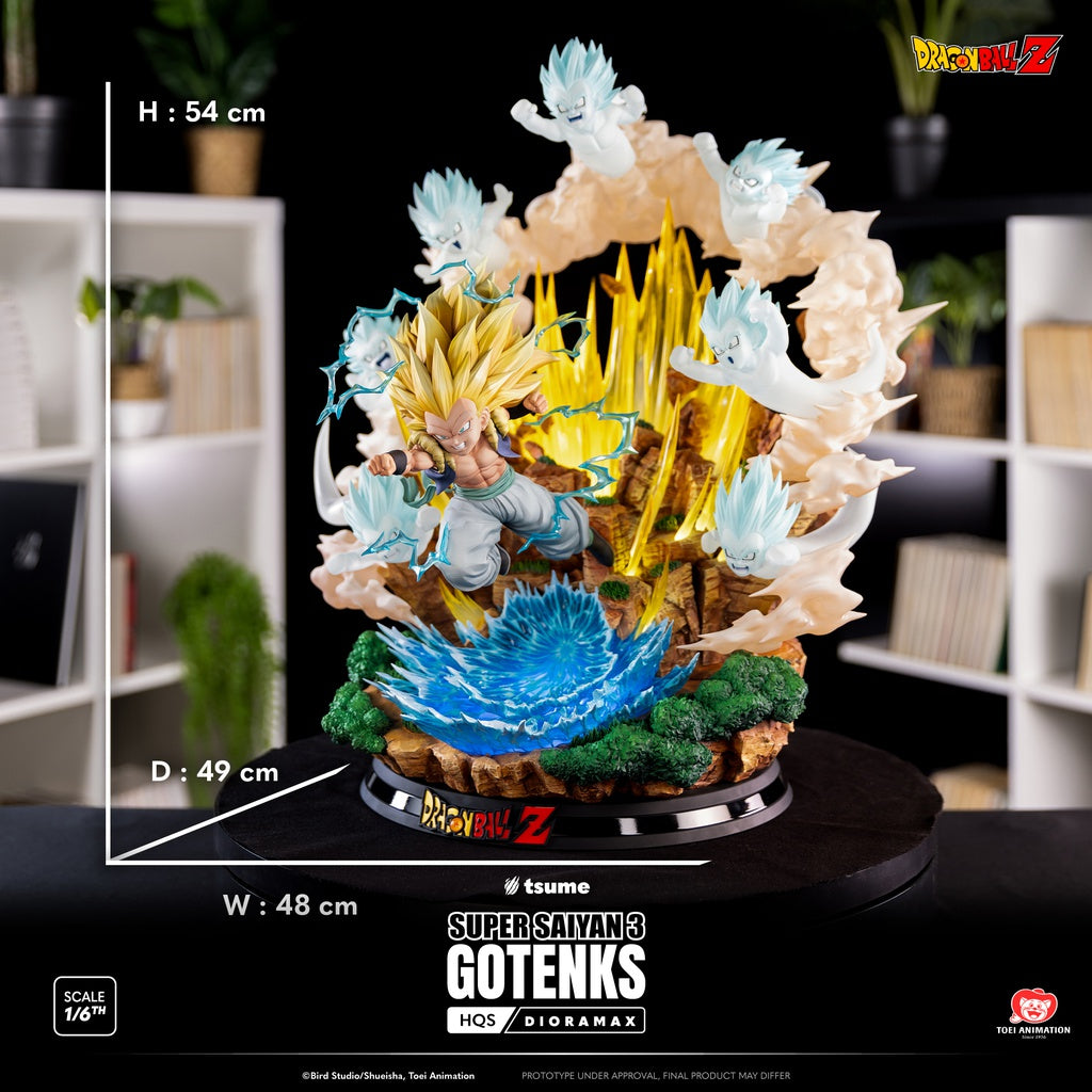 Figura Tsume Super Saiyan 3 Gotenks HQS Dioramax   Tsume