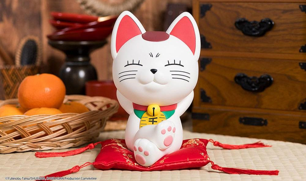 Figura Turbo Granny Beckoning Cat Hucha 17cm Dandadan S Fire   SEGA