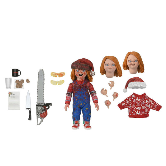 Figura Ultimate Chucky Holiday Chucky 18cm  