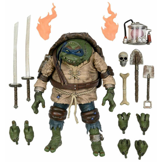 Figura Ultimate Leonardo As Hunchback Tortugas Ninja 18cm  