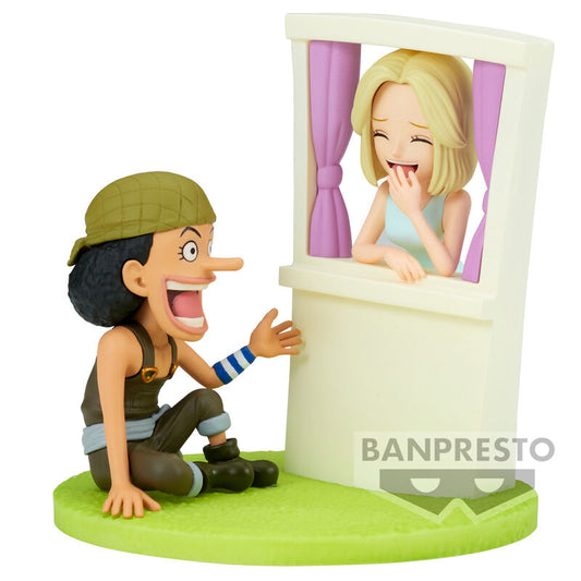 Figura Usopp & Kaya Log Stories One Piece 7cm  