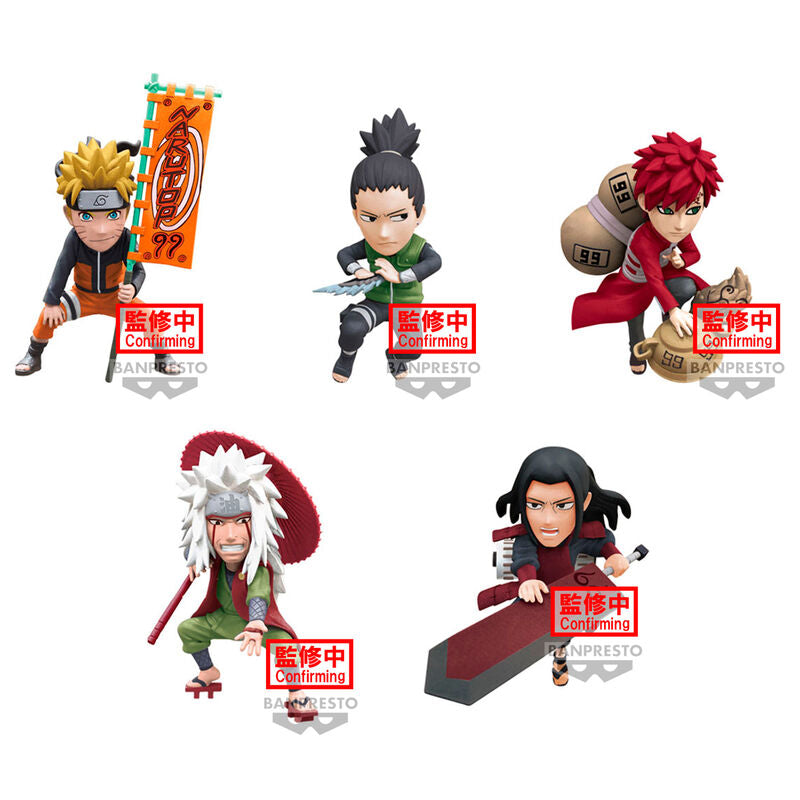 Figura World Collectable Naruto99 Naruto Shippuden 7cm   BANPRESTO