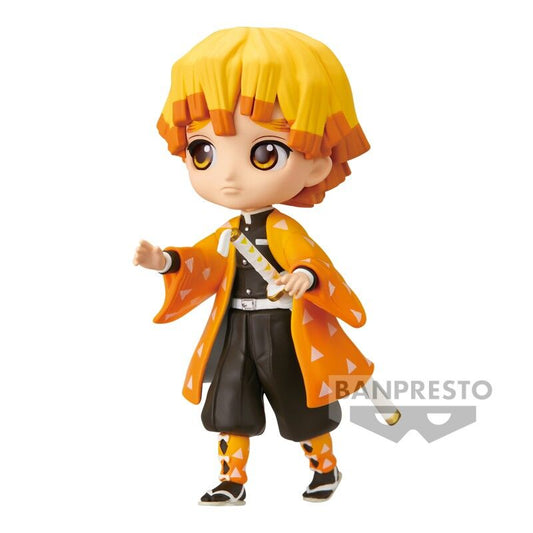 Figura Zenitsu Agatsuma Demon Slayer Kimetsu No Yaiba Q posket petit 7cm  