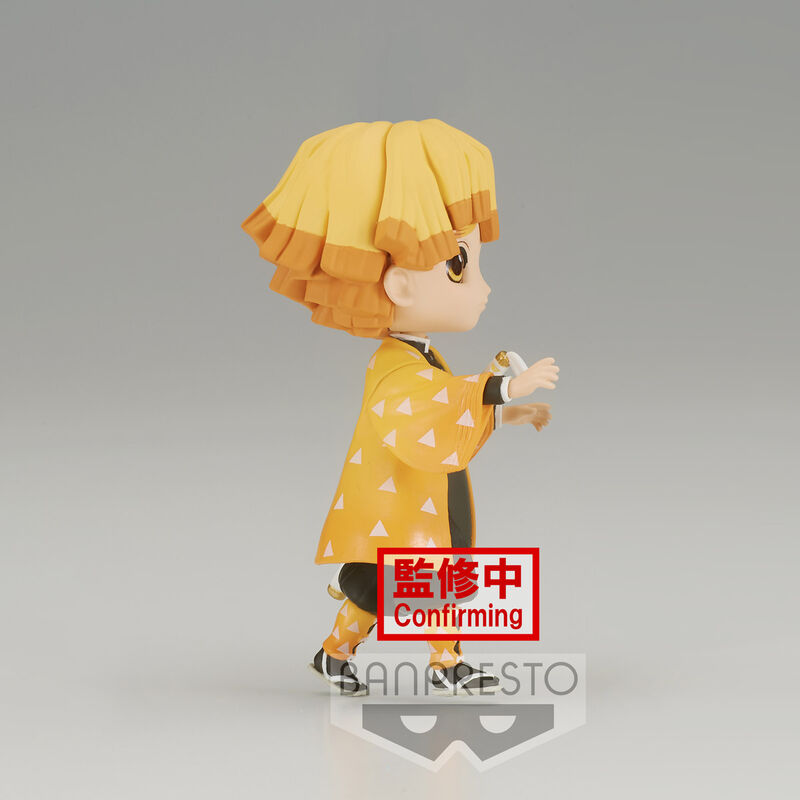 Figura Zenitsu Agatsuma Demon Slayer Kimetsu No Yaiba Q posket petit 7cm  