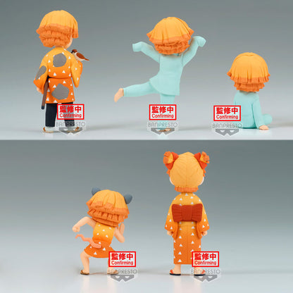Figura Zenitsu Agatsuma World Collectable Demon Slayer Kimetsu No Yaiba 7cm   BANPRESTO