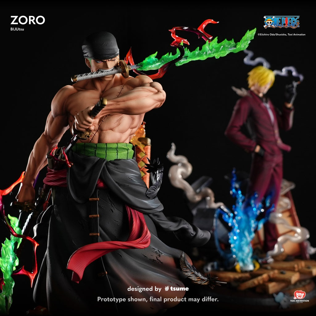 Figura Zoro Bijutsu Tsume 1/4 One Piece   Tsume