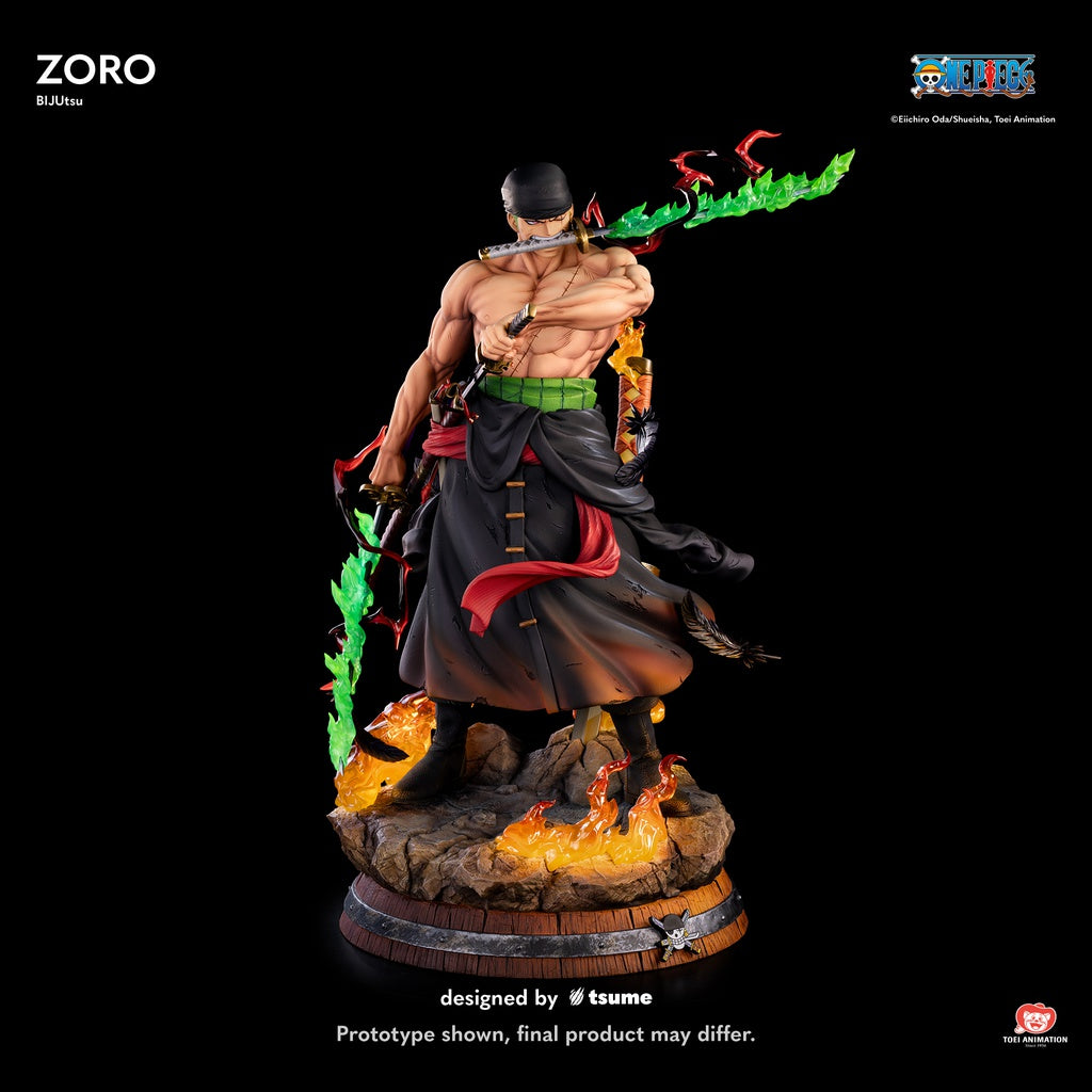 Figura Zoro Bijutsu Tsume 1/4 One Piece   Tsume