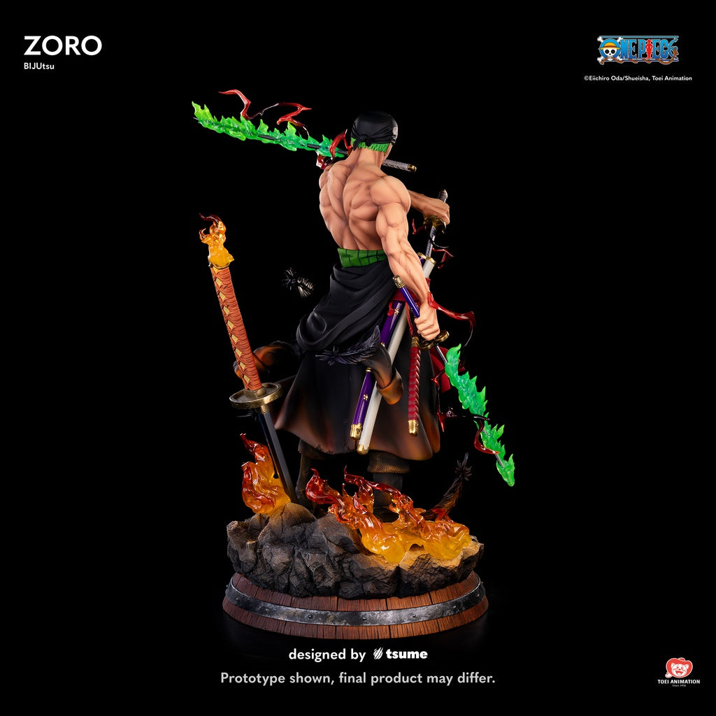 Figura Zoro Bijutsu Tsume 1/4 One Piece   Tsume