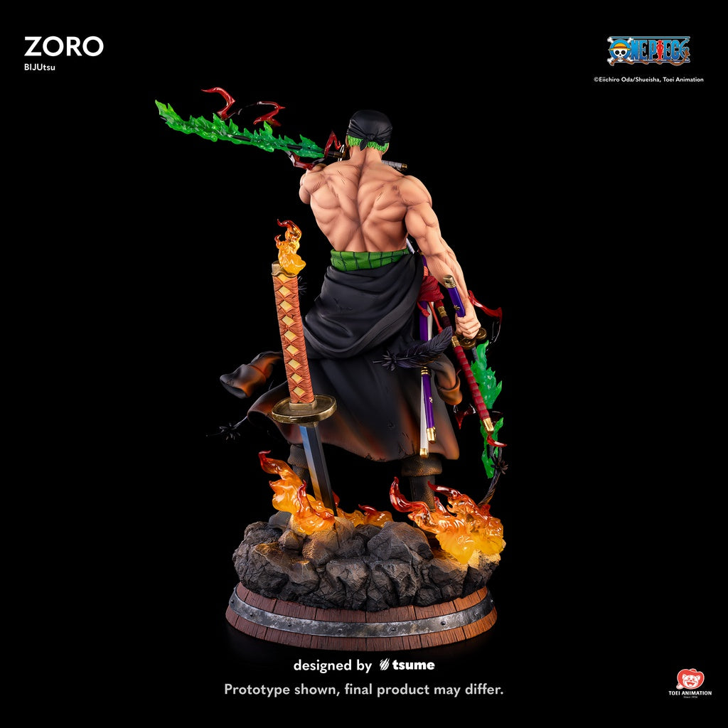 Figura Zoro Bijutsu Tsume 1/4 One Piece   Tsume