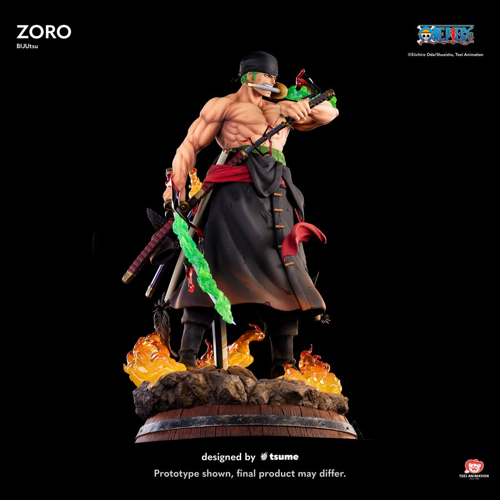Figura Zoro Bijutsu Tsume 1/4 One Piece   Tsume