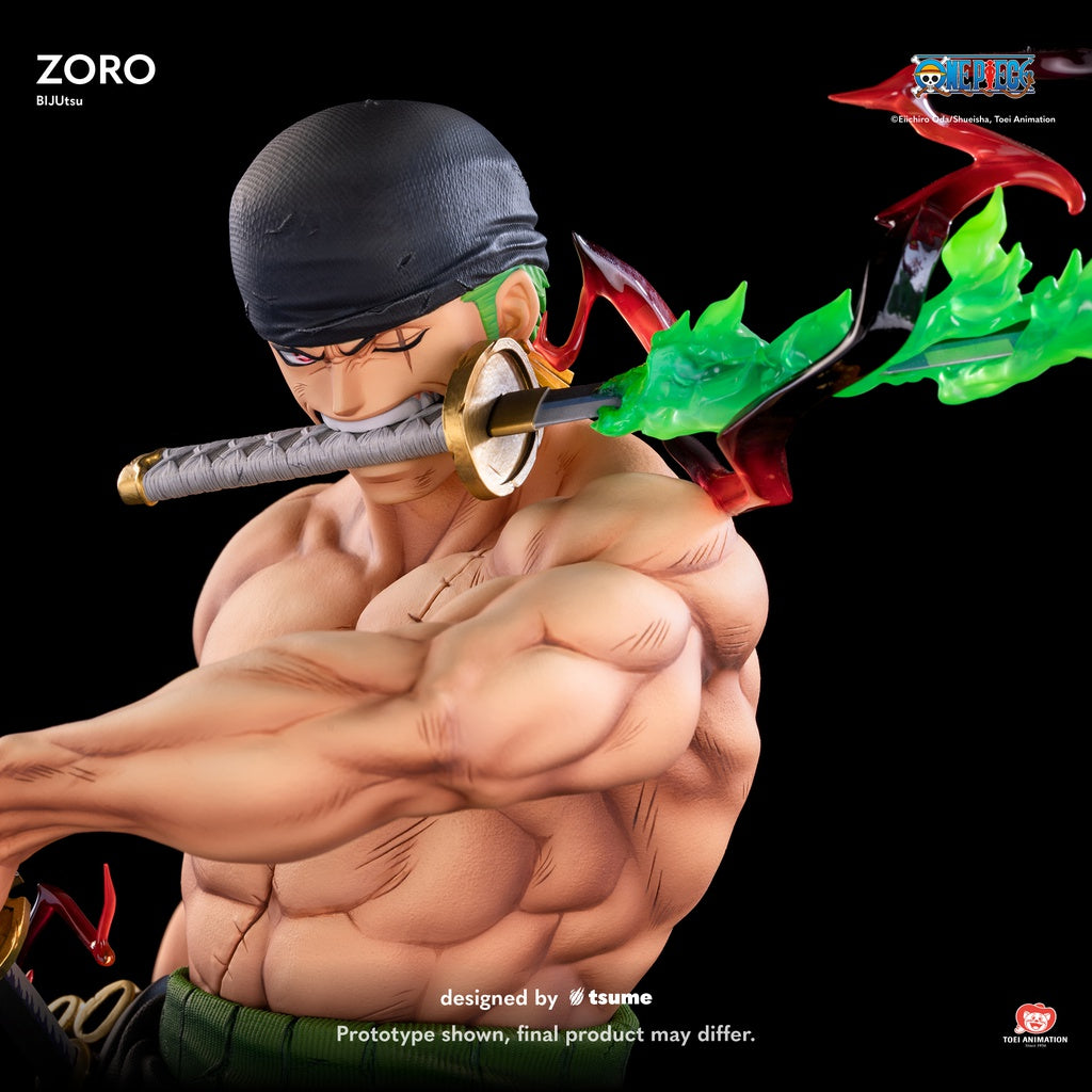Figura Zoro Bijutsu Tsume 1/4 One Piece   Tsume
