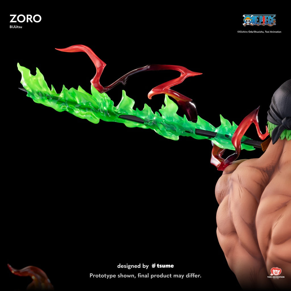 Figura Zoro Bijutsu Tsume 1/4 One Piece   Tsume