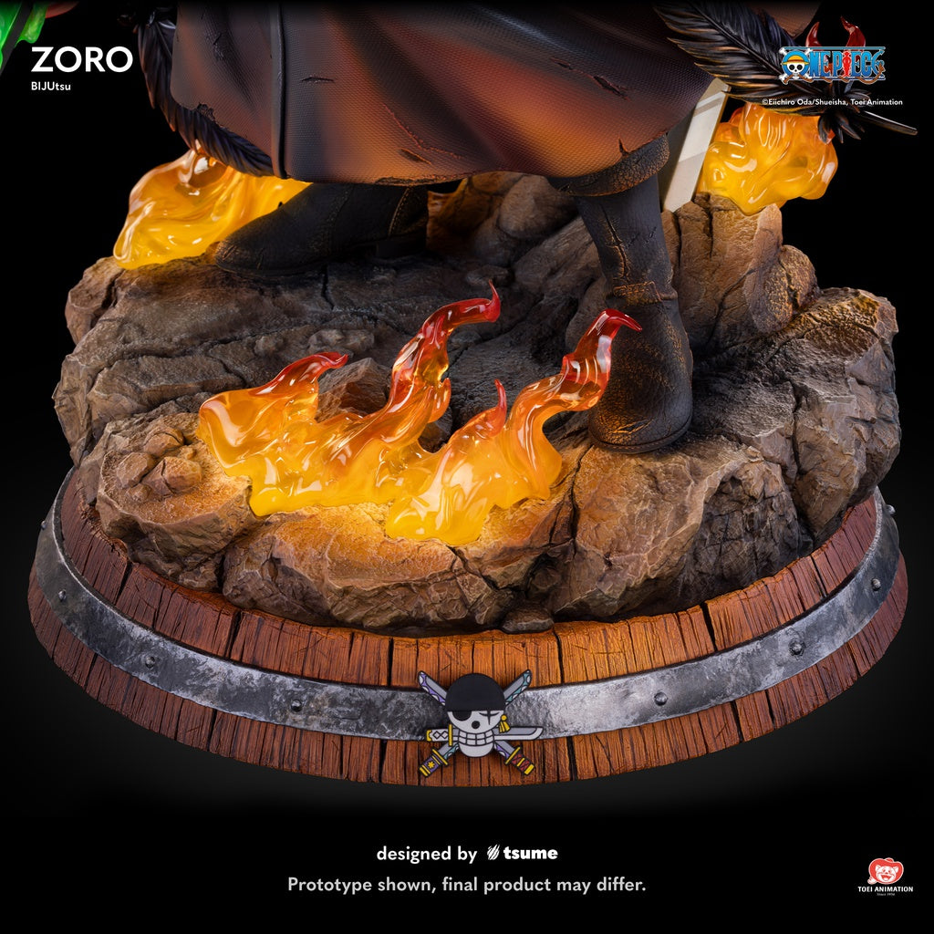 Figura Zoro Bijutsu Tsume 1/4 One Piece   Tsume