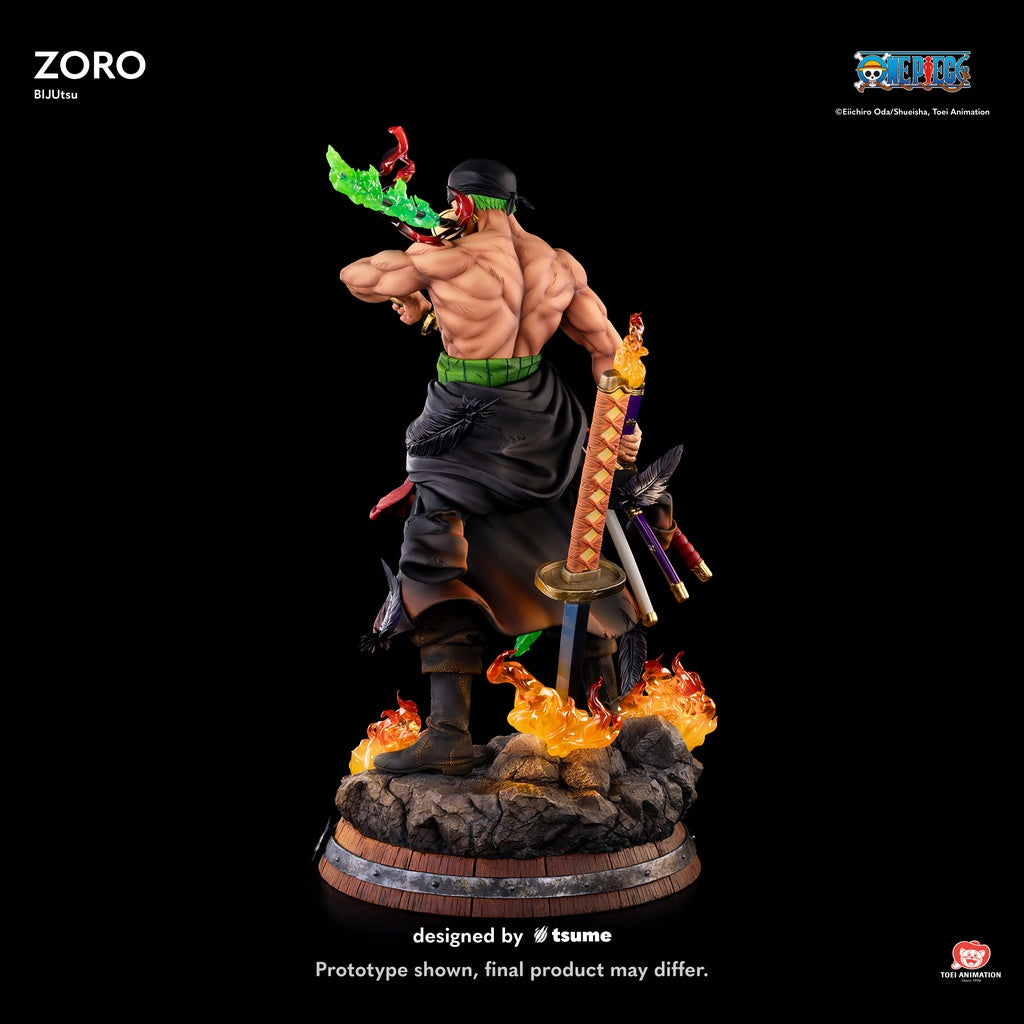 Figura Zoro Bijutsu Tsume 1/4 One Piece   Tsume