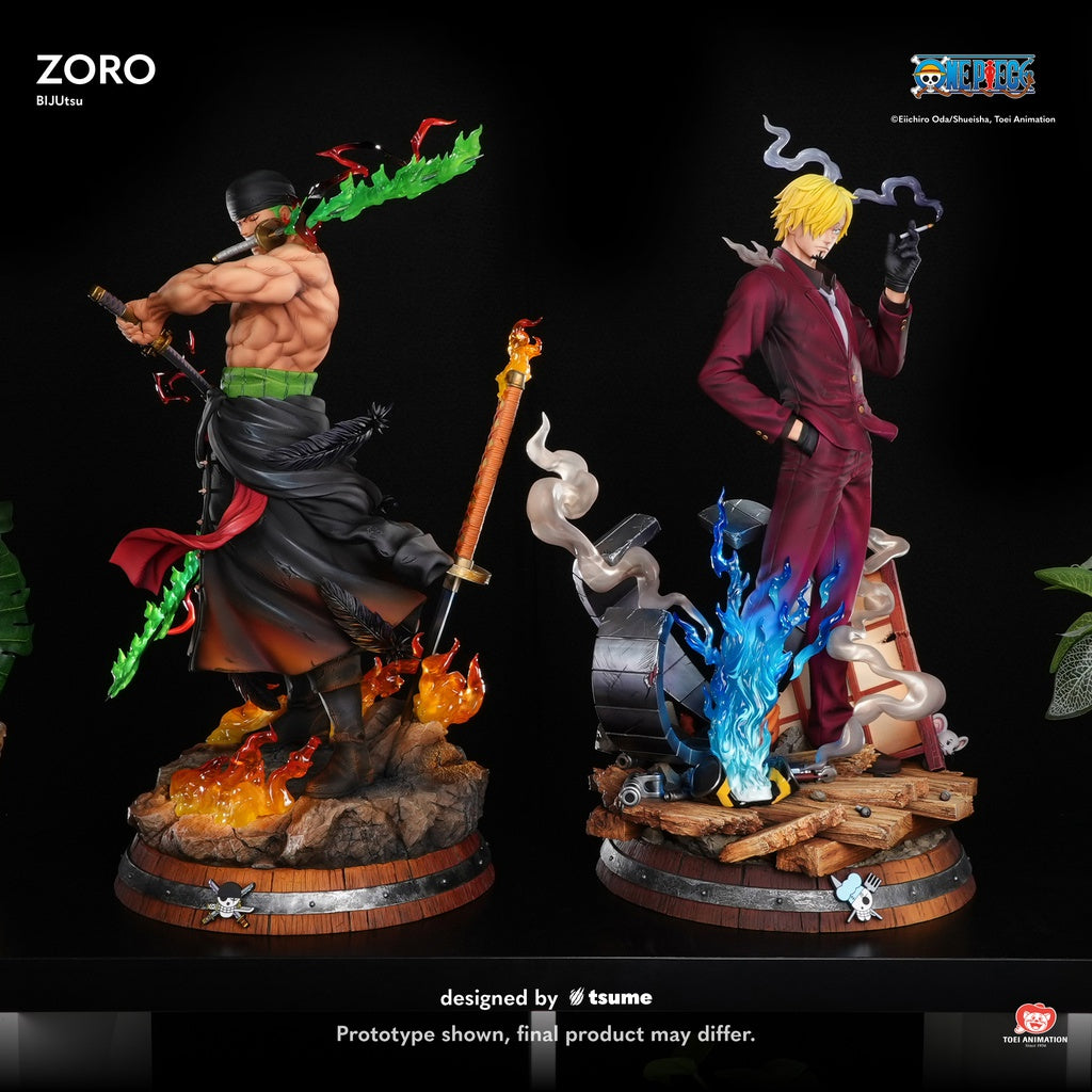 Figura Zoro Bijutsu Tsume 1/4 One Piece   Tsume