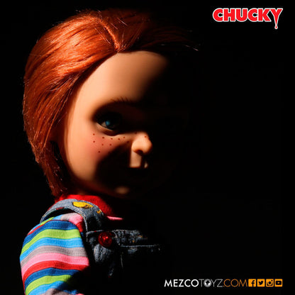 Figura articulada parlante Muñeco Diabolico Chucky 38cm   MEZCO TOYZ